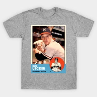 Bob Uecker Vintage Milwaukee Baseball Card T-Shirt